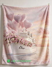 Dior Throw Blankets